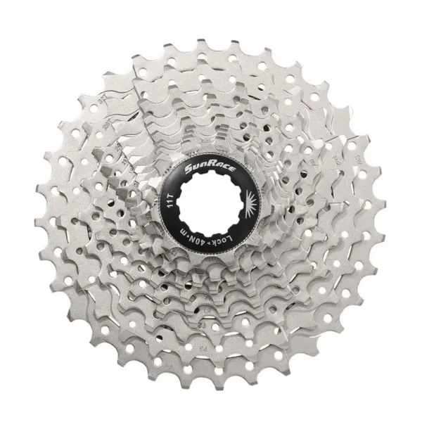 Кассета SUN RACE RS3 11-28T 11 скоростей, стальной паук, Metallic Silver