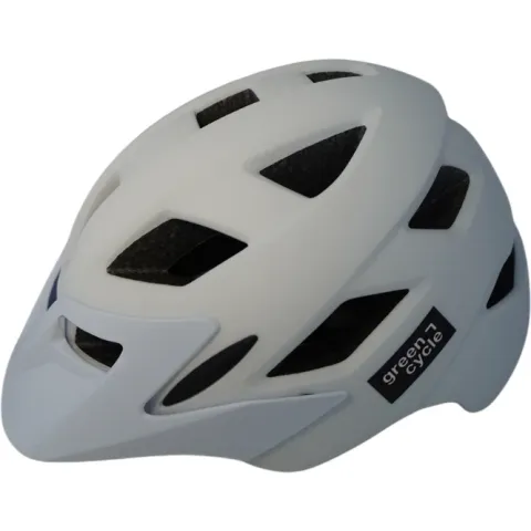 Детский шлем Green Cycle ONYX, 52-56 см, белый