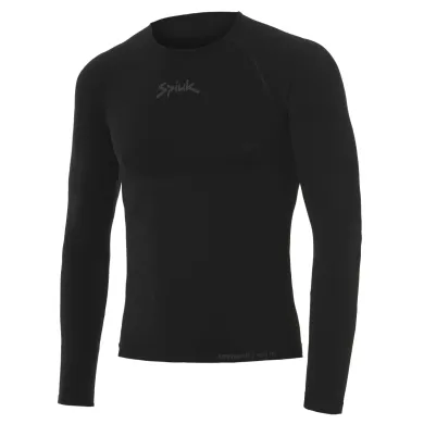 Термофутболка Spiuk Top Ten Winter, чёрная, L-XL, бесшовная