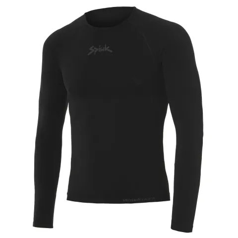 Термофутболка Spiuk Top Ten Winter, чорна, L-XL, безшовна