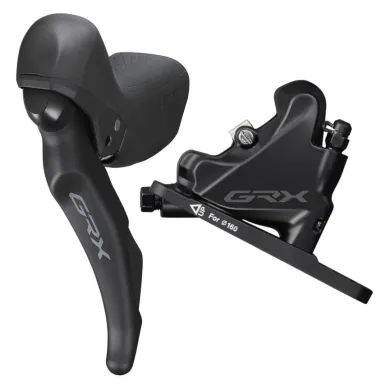 Моноблок лівий Shimano ST-RX600-L GRX з каліпером BR-RX400, Flat-Mount, 2 шв.