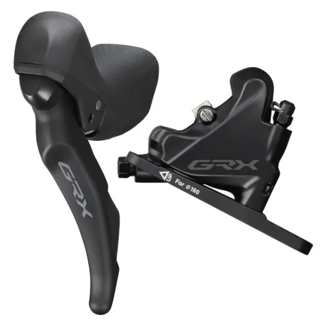 Моноблок лівий Shimano ST-RX600-L GRX з каліпером BR-RX400, Flat-Mount, 2 шв.