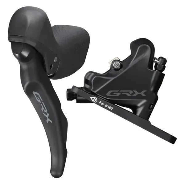 Моноблок лівий Shimano ST-RX600-L GRX з каліпером BR-RX400, Flat-Mount, 2 шв. Моноблок лівий Shimano ST-RX600-L GRX з каліпером BR-RX400, Flat-Mount, 2 шв.
