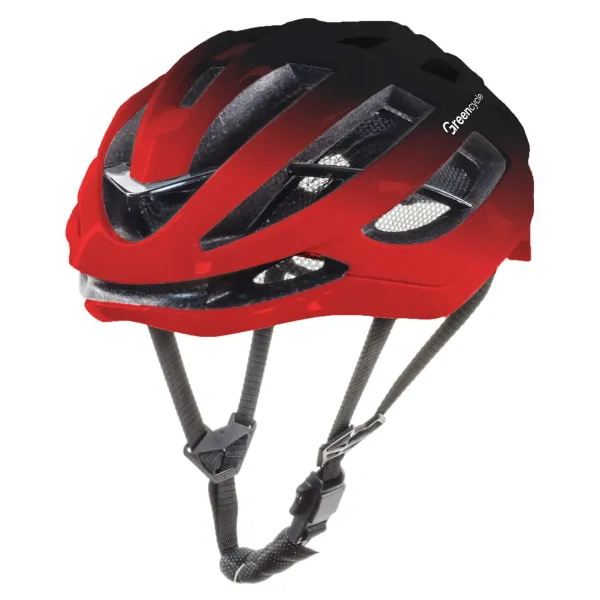 Шолом Green Cycle ROCX, 58-61 см, червоно-чорний глянець Шолом Green Cycle ROCX, 58-61 см, червоно-чорний глянець