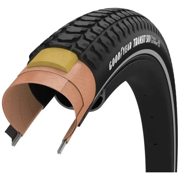 Покришка 700x45 (45-622) GoodYear Transit SUV S3 Protection, Wire, Black Покришка 700x45 (45-622) GoodYear Transit SUV S3 Protection, Wire, Black