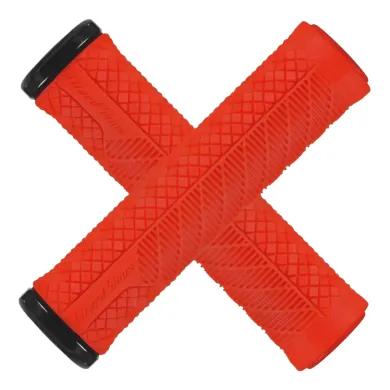 Гріпси Lizard Skins CHARGER EVO 136 мм, один замок, Fire Red