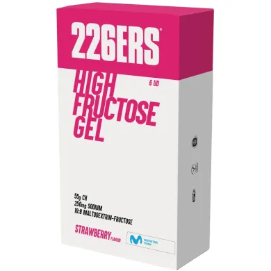 Спортивний гель 226ERS High FRUCTOSE 6x80г Strawberry