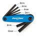 Складаний набір шестигранників Park Tool AWS-11 (3, 4, 5, 6, 8, 10 мм)