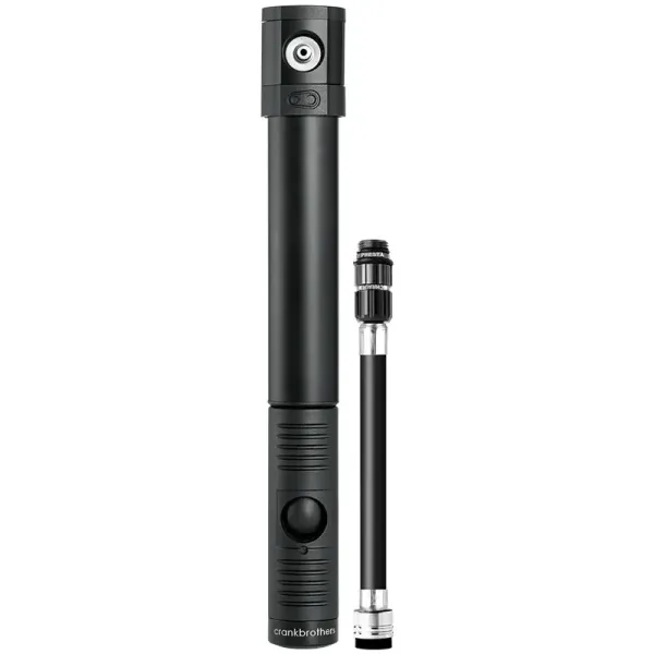 Мини-насос Crankbrothers KLIC HV, алюминиевый, Presta/Schrader, 110 psi / 7.6 bar, черный