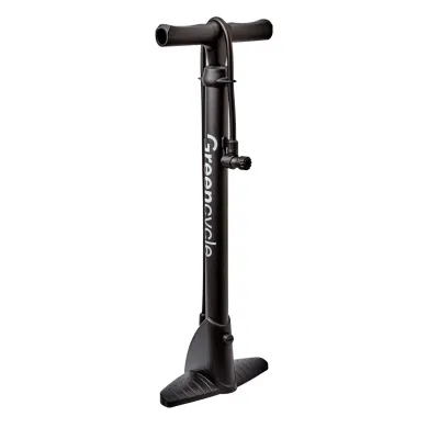 Насос підлоговий Green Cycle GPF-043, пластиковий корпус, Presta/Schrader, 160 psi