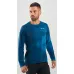 Джерсі MTB Spiuk All Terrain з довгими рукавами, чоловіче, синє з градієнтом, XXL