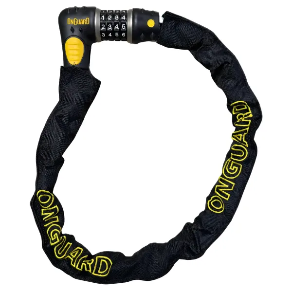 Замок ONGUARD MASTIFF COMBO цепь 80 см x 8 мм, с титановым усилением и кодовым замком