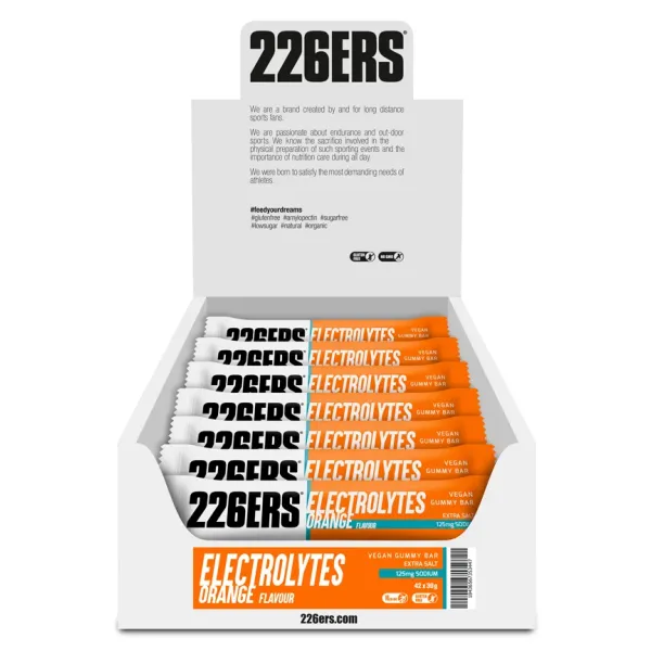 Желейний батончик 226ERS Vegan Gummy Electrolytes апельсин 30г SPRO-95-18 Желейний батончик 226ERS Vegan Gummy Electrolytes апельсин 30г SPRO-95-18