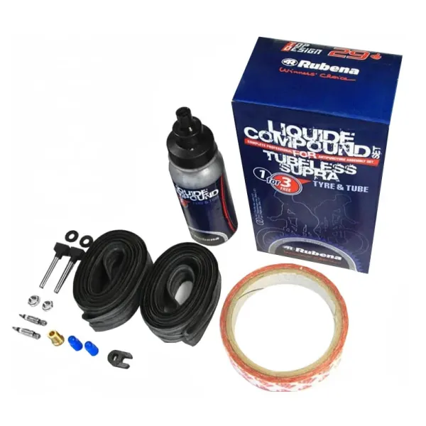 Набор Rubena (Mitas) Tubeless Supra (FULL SET) для бескамерных шин Набор Rubena (Mitas) Tubeless Supra (FULL SET) для бескамерных шин