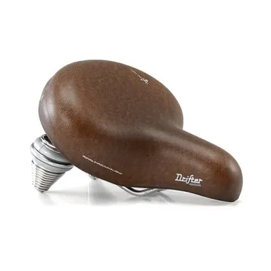 Седло Selle Royal Premium DRIFTER SMALL, Royalgel, Kennenback, 251х221 мм, 995 г, хромированные рейлы и пружины, unisex, коричневое