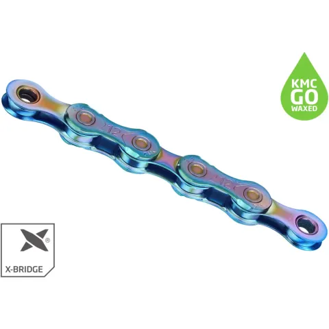 Ланцюг KMC X12 NPNP Waxed 12-швидкісний, 126 ланок, 1/2