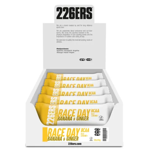 Спортивне харчування 226ERS Race Day Energy BCAA Банан/імбир 40 г
