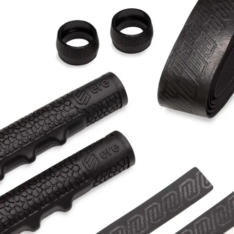 Обмотка керма ERE TENACI GRAVEL BAR COVER, 2,5 мм, EVA/TPU + гріпси 320 мм, чорні