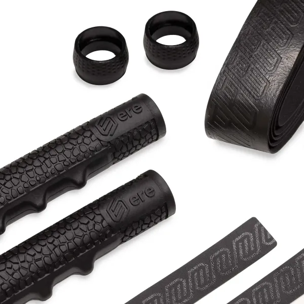 Обмотка керма ERE TENACI GRAVEL BAR COVER, 2,5 мм, EVA/TPU + гріпси 320 мм, чорні