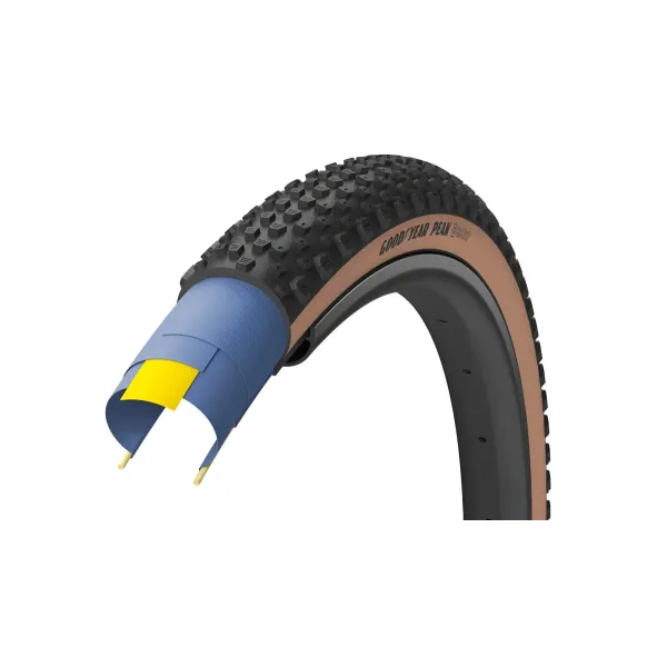 Покрышка 700x45 (45-622) GoodYear PEAK Ultimate Tubeless Complete, Blk/Tan Покрышка 700x45 (45-622) GoodYear PEAK Ultimate Tubeless Complete, Blk/Tan