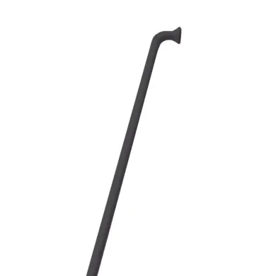 Спиця TW 255 мм 14G, чорна, без ніпелів