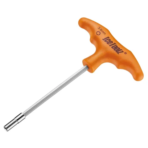 Спицний ключ ICE TOOLZ 12D7 3.6 мм, Т-подібна ручка