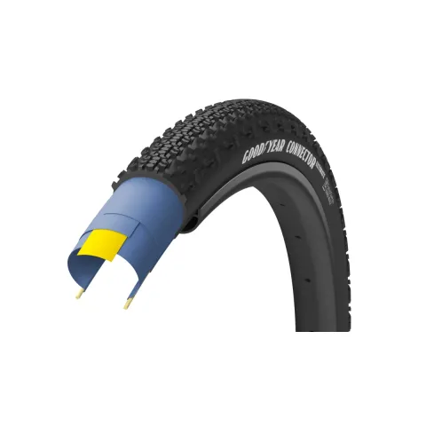 Покрышка GoodYear CONNECTOR 700x40 (40-622), Tubeless Complete, складной корд, черная, 120tpi