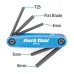 Мультитул Park Tool AWS-9.2 4/5/6 мм, T25, викрутка