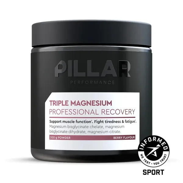 Спортивне харчування PILLAR PERFORMANCE Triple Magnesium ягоди 200г