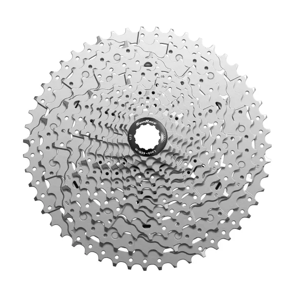 Кассета SUN RACE MZ600 12-скоростная 11-51T, стальной паук, Metallic Silver