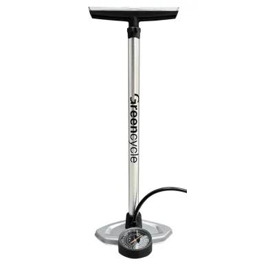 Насос підлоговий Green Cycle GPF-2632, алюмінієвий, з манометром 160 psi