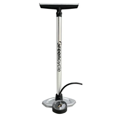 Насос підлоговий Green Cycle GPF-2632, алюмінієвий, з манометром 160 psi