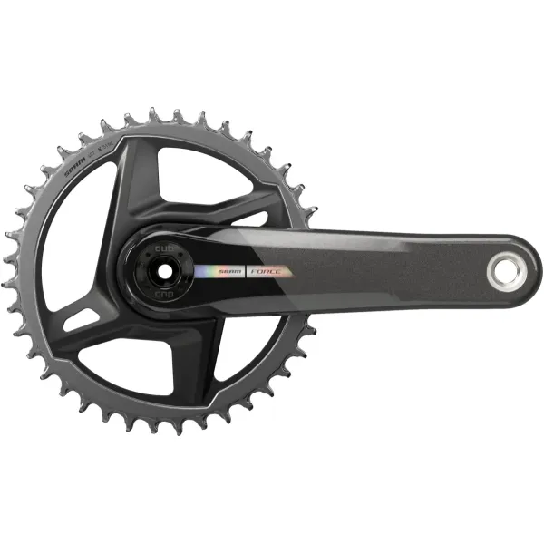 Комплект шатунів Sram FORCE 1 DUB, 175 мм, 38T, чорні (OEM)