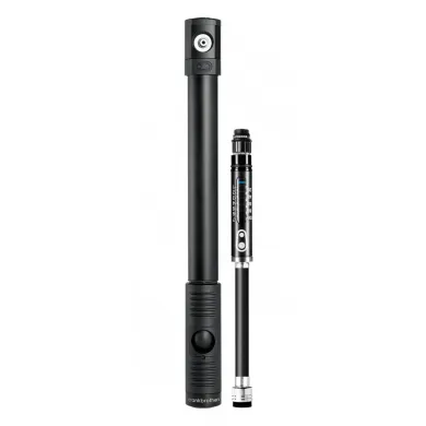 Мини-насос Crankbrothers KLIC HP GAUGE, алюминиевый, с манометром, Presta/Schrader, 120 psi