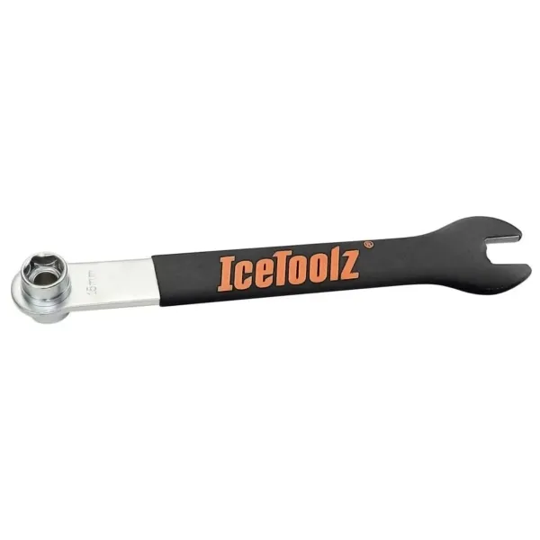 ICE TOOLZ 34B1 Ключ педальний 15 мм та торцевий 14 мм ICE TOOLZ 34B1 Ключ педальний 15 мм та торцевий 14 мм