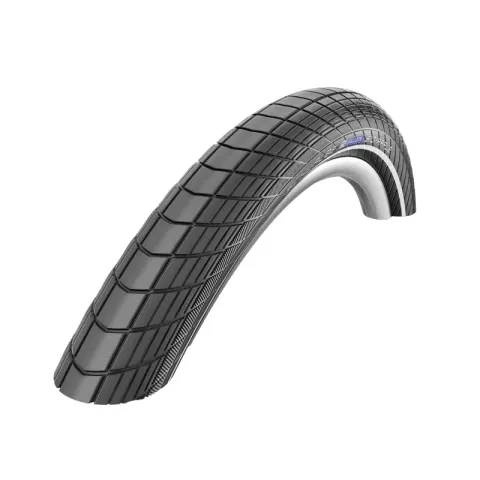 Покрышка Schwalbe BIG APPLE HS430 RaceGuard 28x2.35 (60-622) черная со светоотражающей полосой