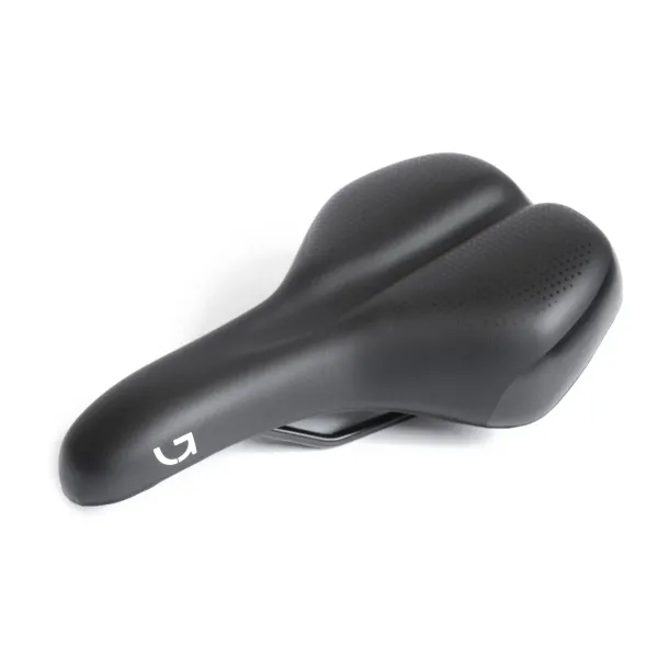 Сідло Green Cycle Comfort 179, сталеві рейли, чорне
