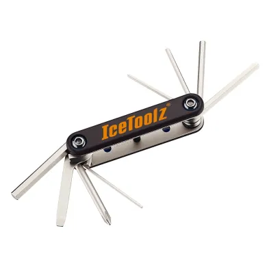 Складаний ключ ICE TOOLZ 92A1, 8 функцій